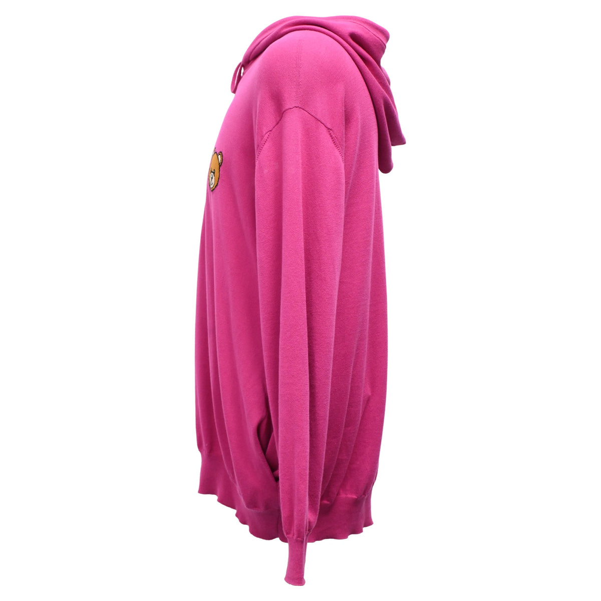 Buzo con capucha de algodón color rosado