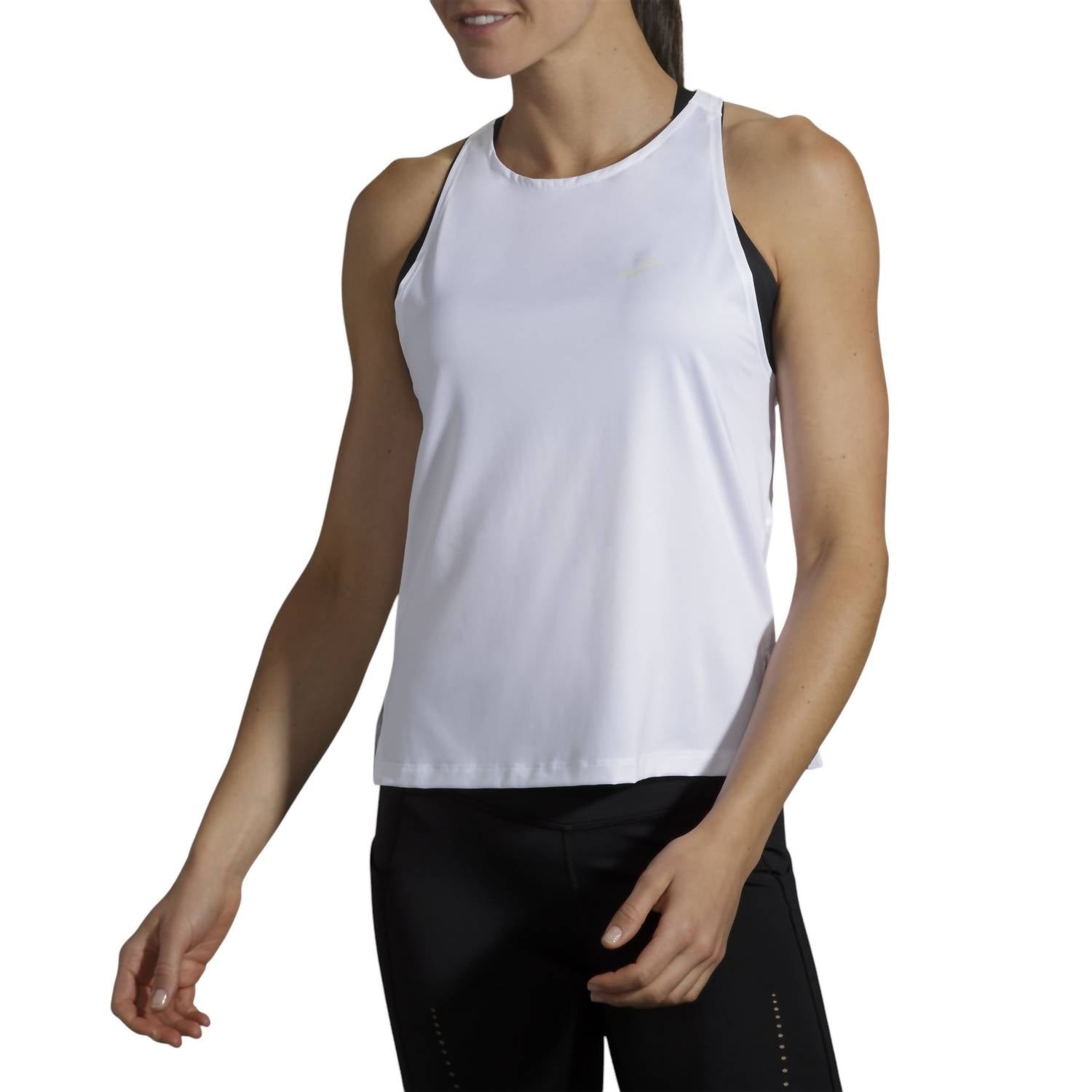 Camiseta sin mangas de mujer color blanco