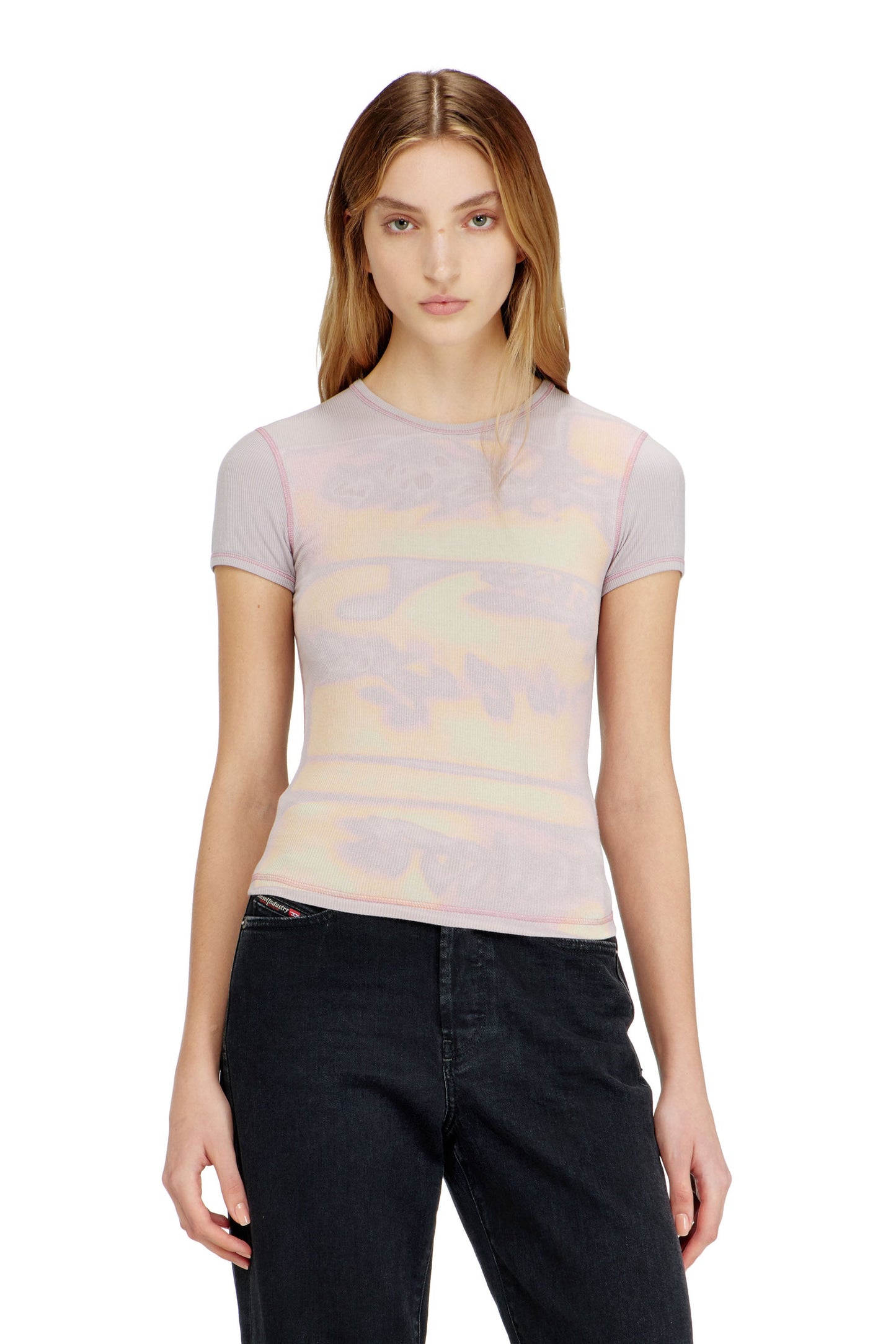 Top con estampado