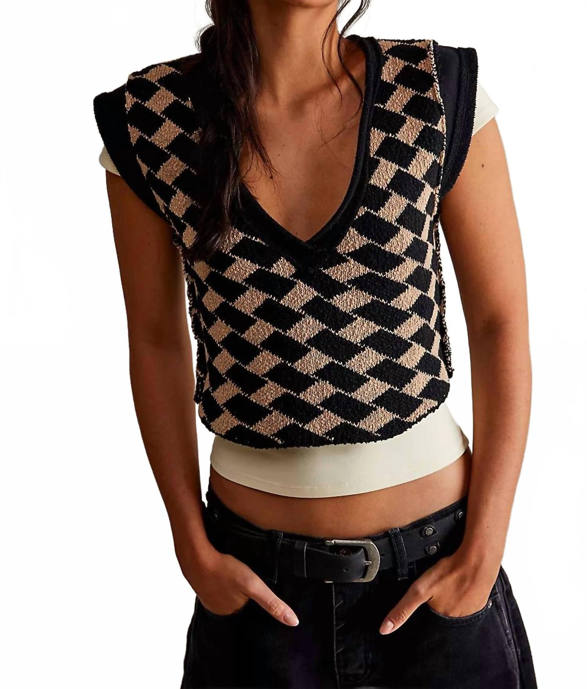 Top color negro