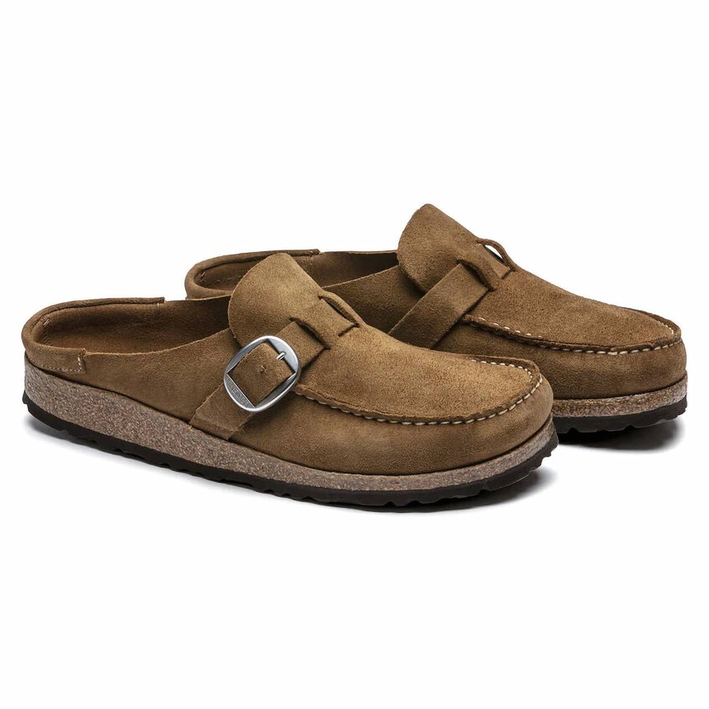 Mocasines de mujer de gamuza