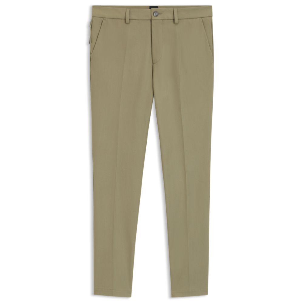 Pantalón de mezcla de algodón de corte ajustado