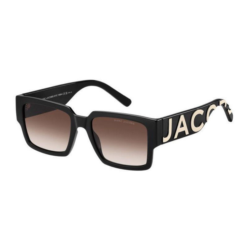 Gafas color negro y blanco y café