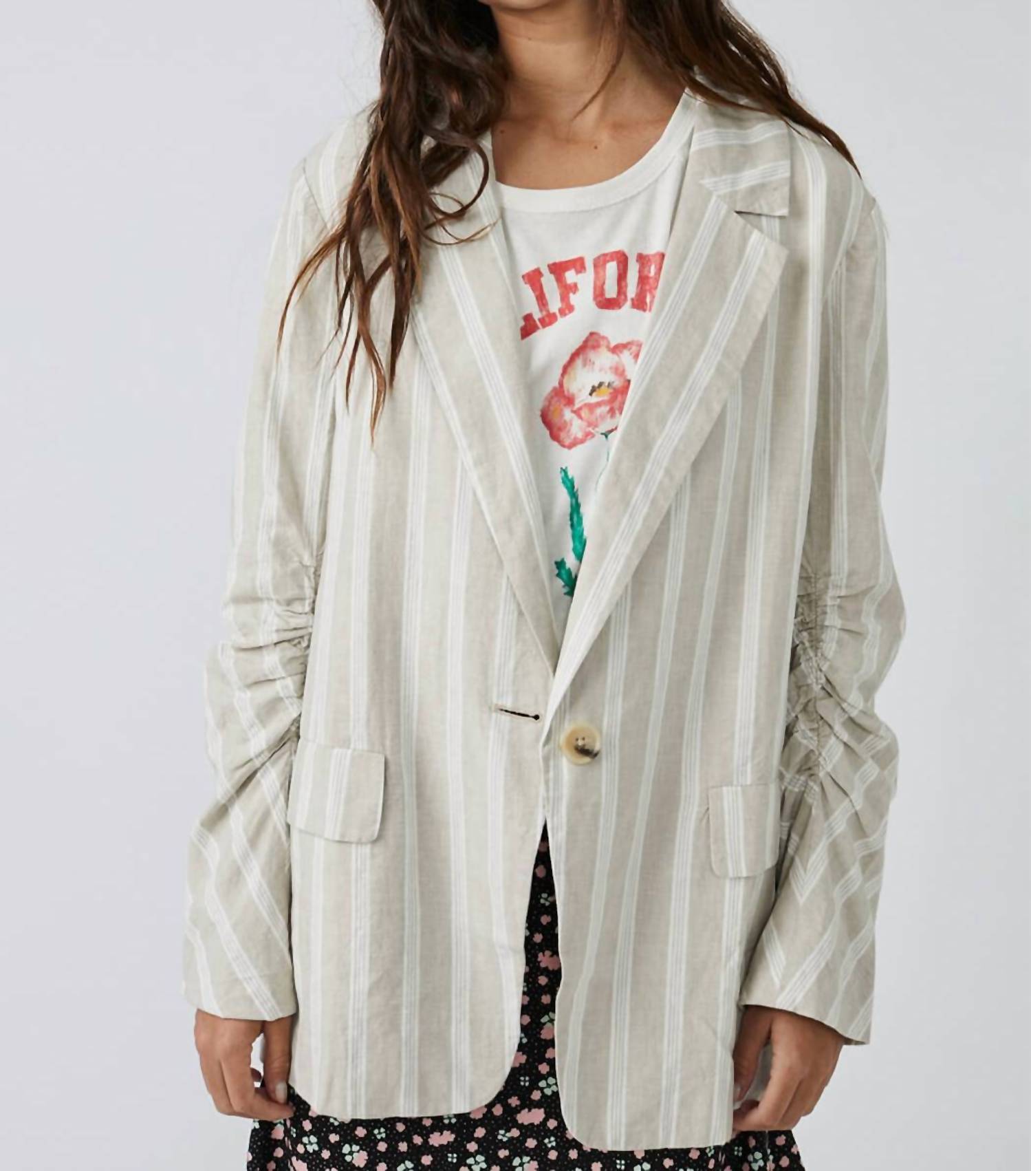 Blazer color beige
