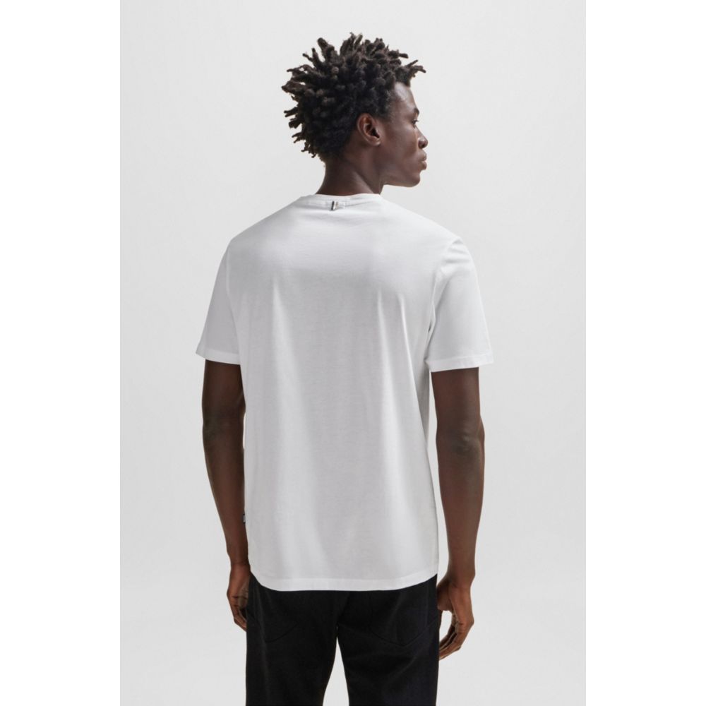 Camiseta de algodón de corte ajustado