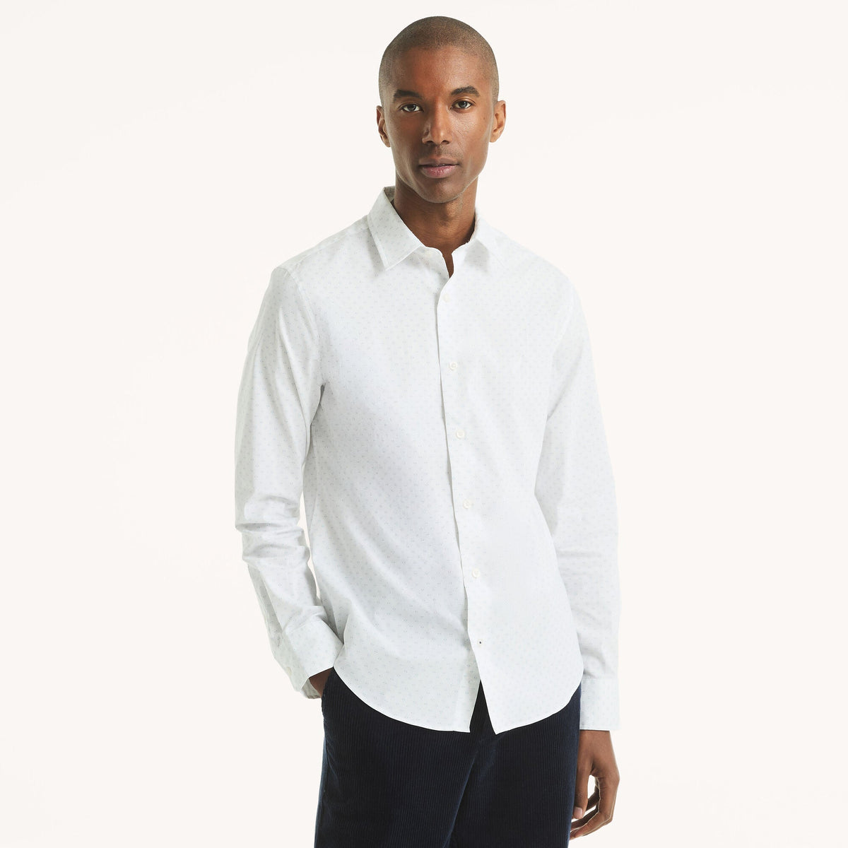 Camisa de hombre de corte ajustado con estampado