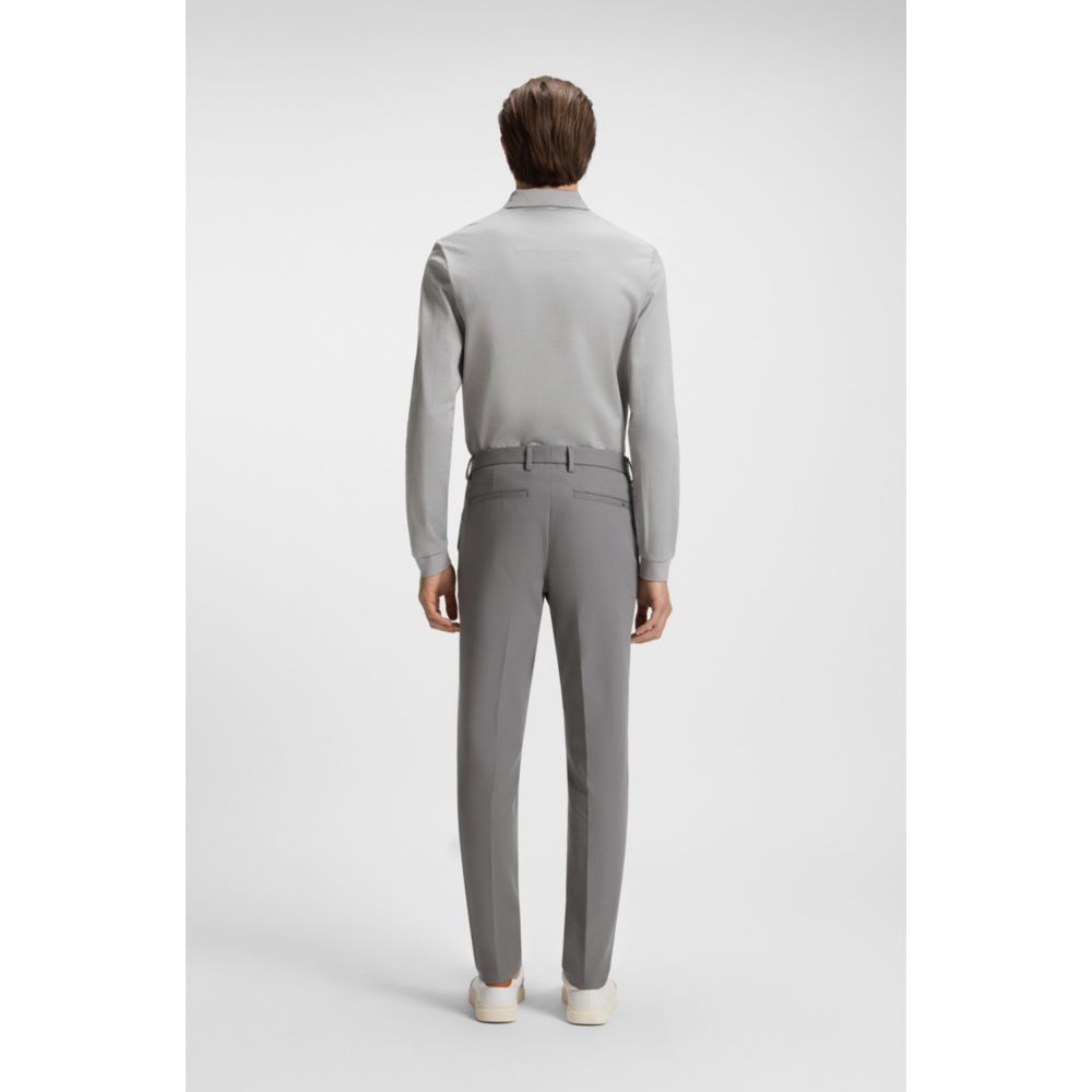 Pantalón de algodón de corte ajustado