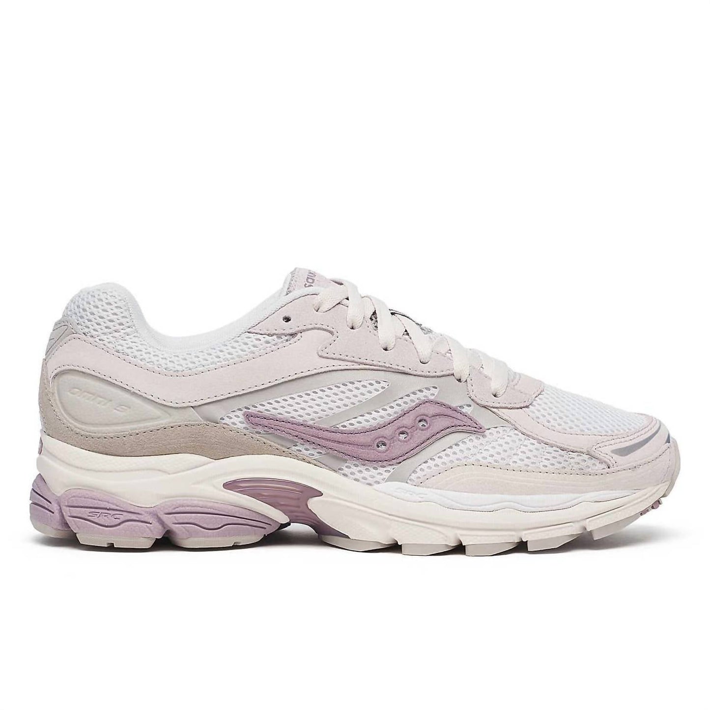 Zapatos unisex color gris claro y lila