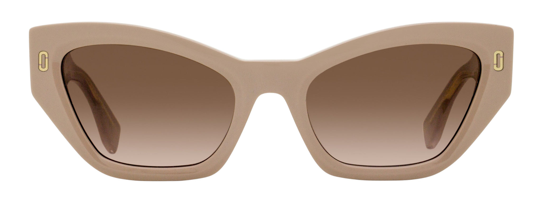Gafas de sol de mujer de montura tipo gato 54 mm color beige