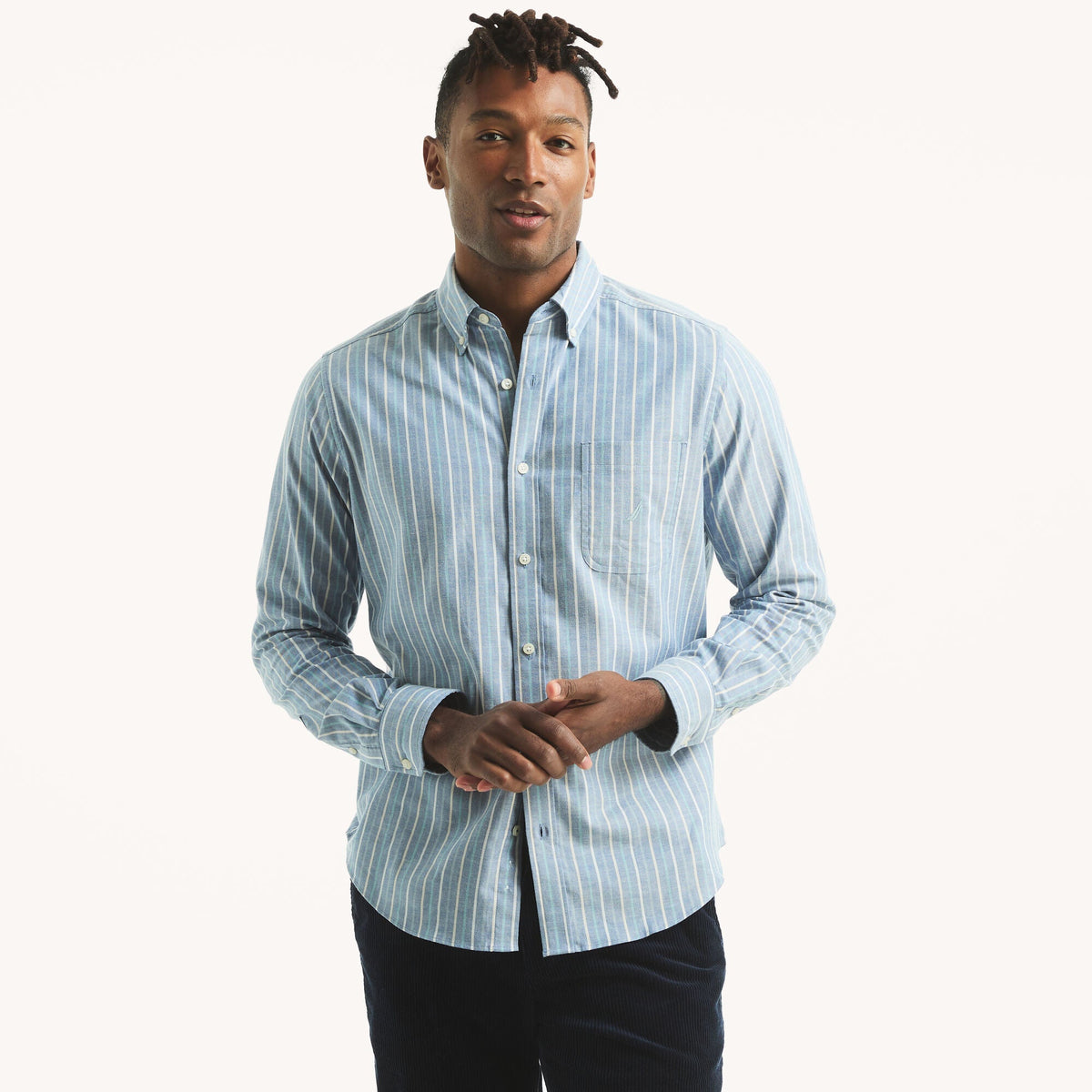 Camisa de hombre a rayas