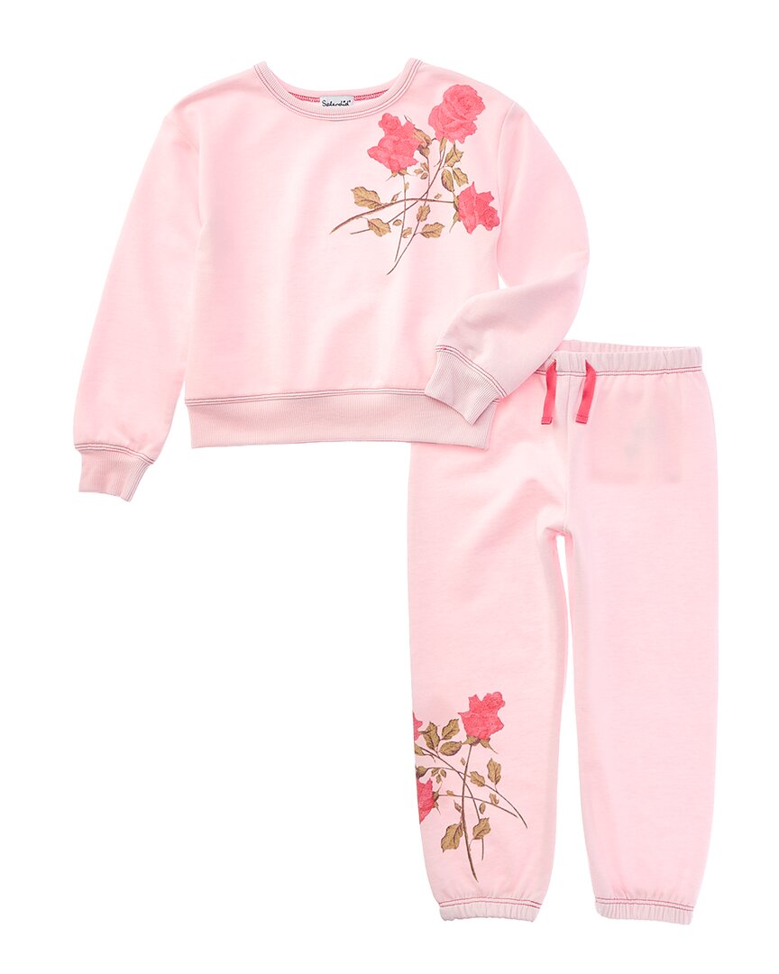Splendid 2pc Conjunto Buzo In Full Bloom