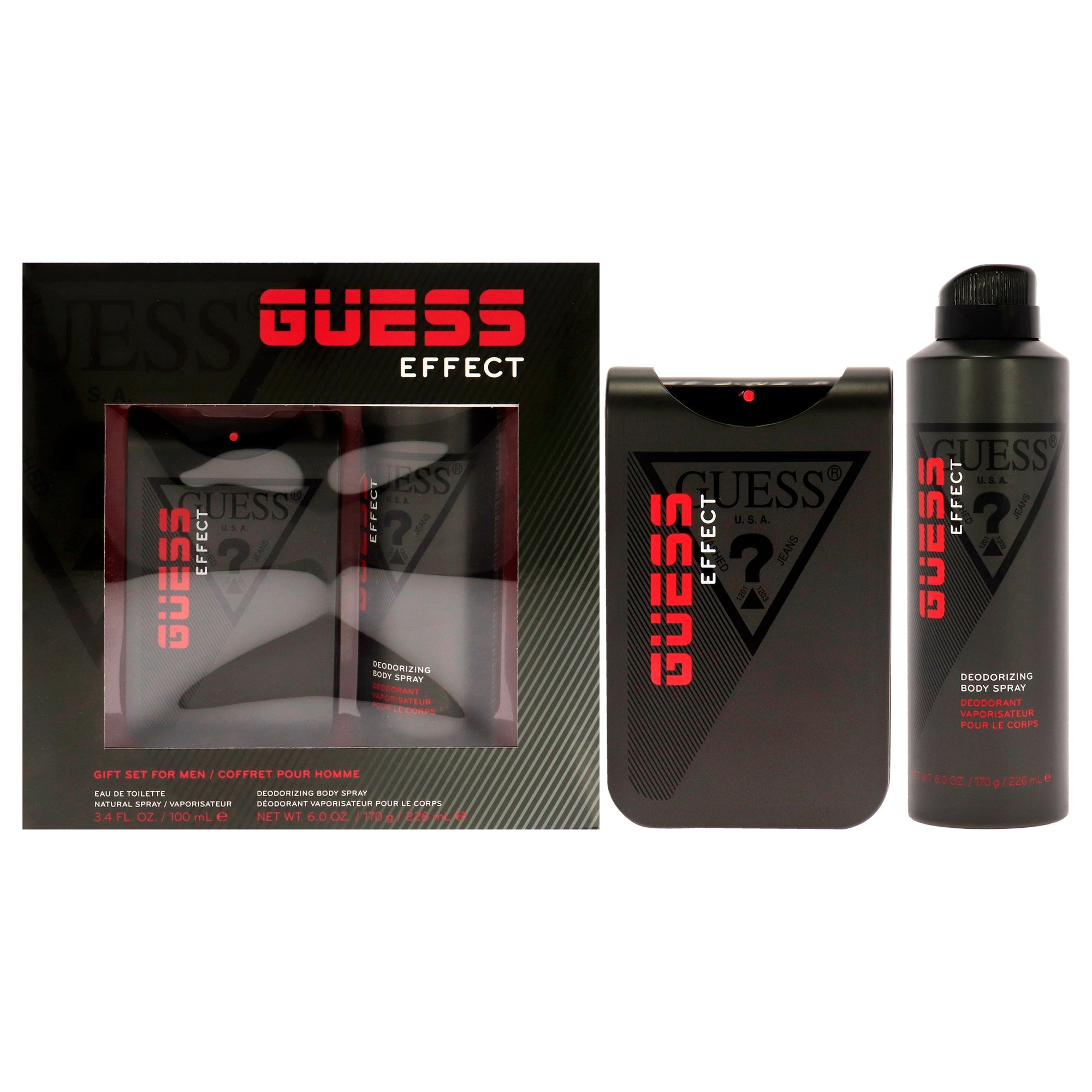 Set de fragancias de hombre (2 unidades) eau de toilette 3,4 oz + 6 oz