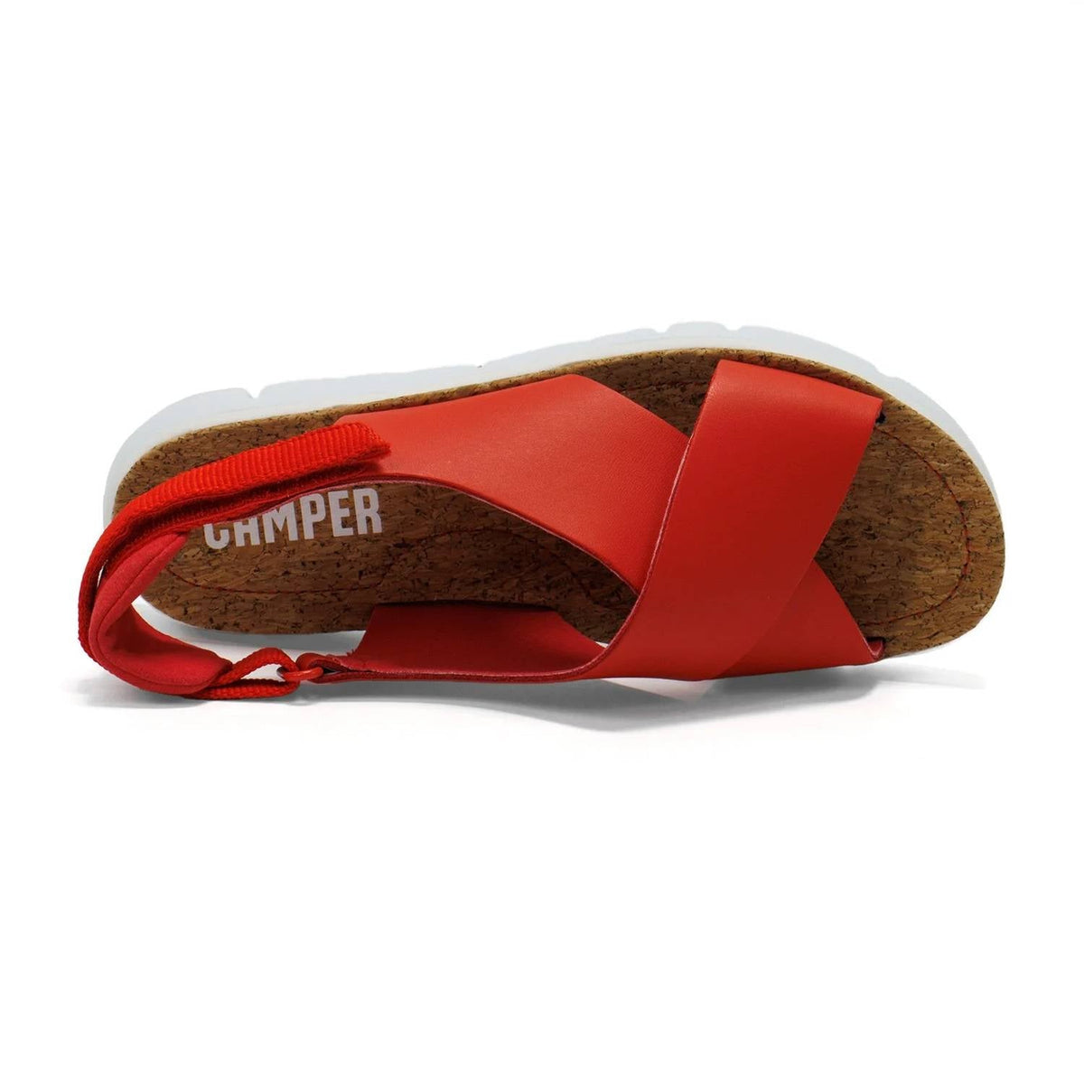 Sandalias de mujer color rojo