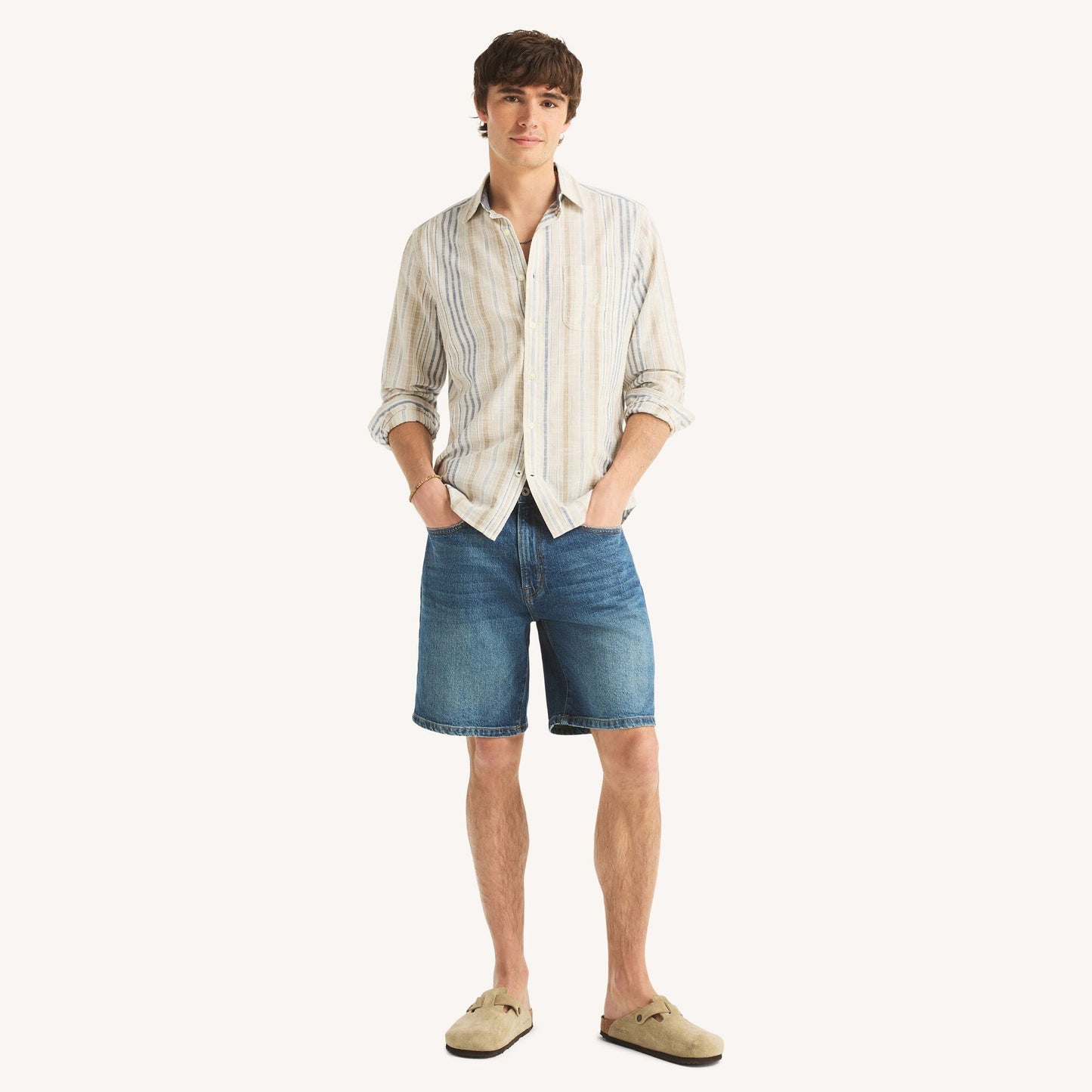 Camisa de hombre a rayas