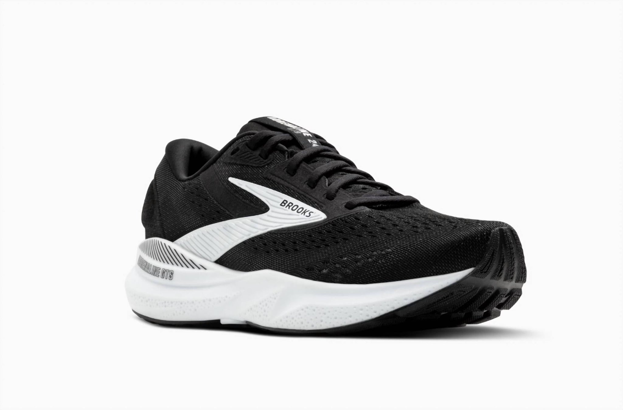 Tenis para correr de mujer color negro y blanco