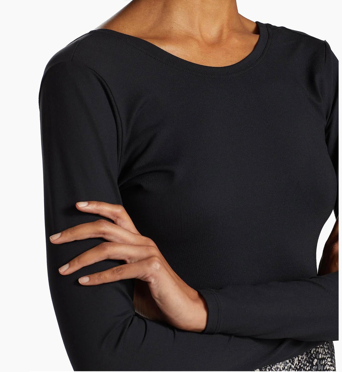 Body de manga larga color negro
