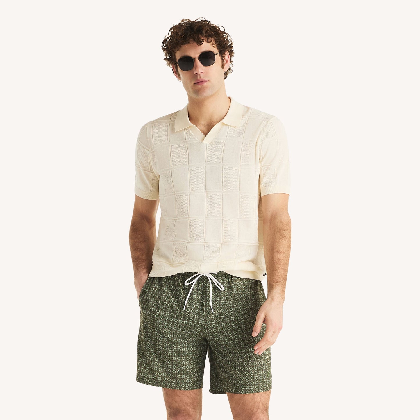 Vestido de baño de hombre con estampado