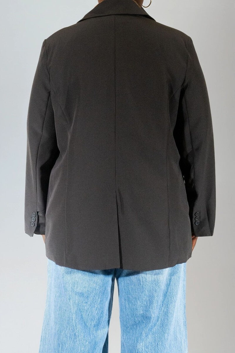 Blazer de corte amplio