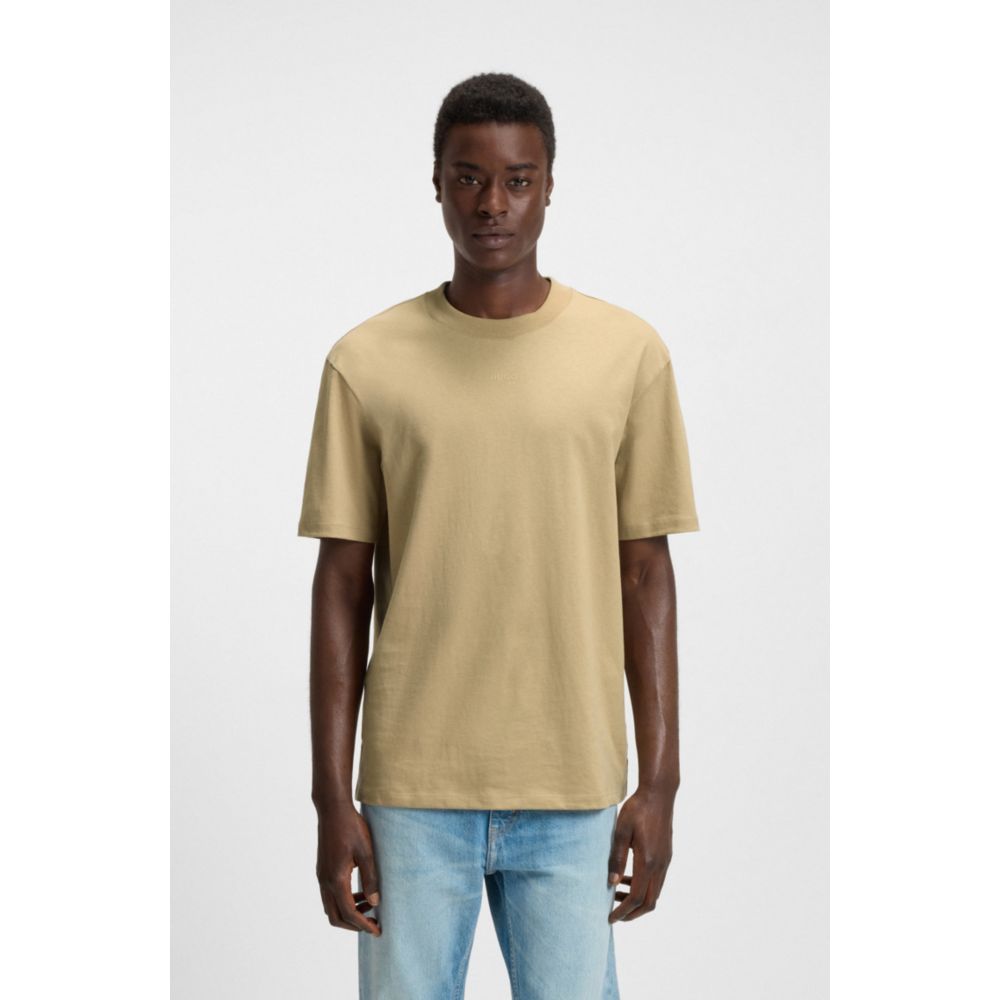 Camiseta de algodón de corte amplio