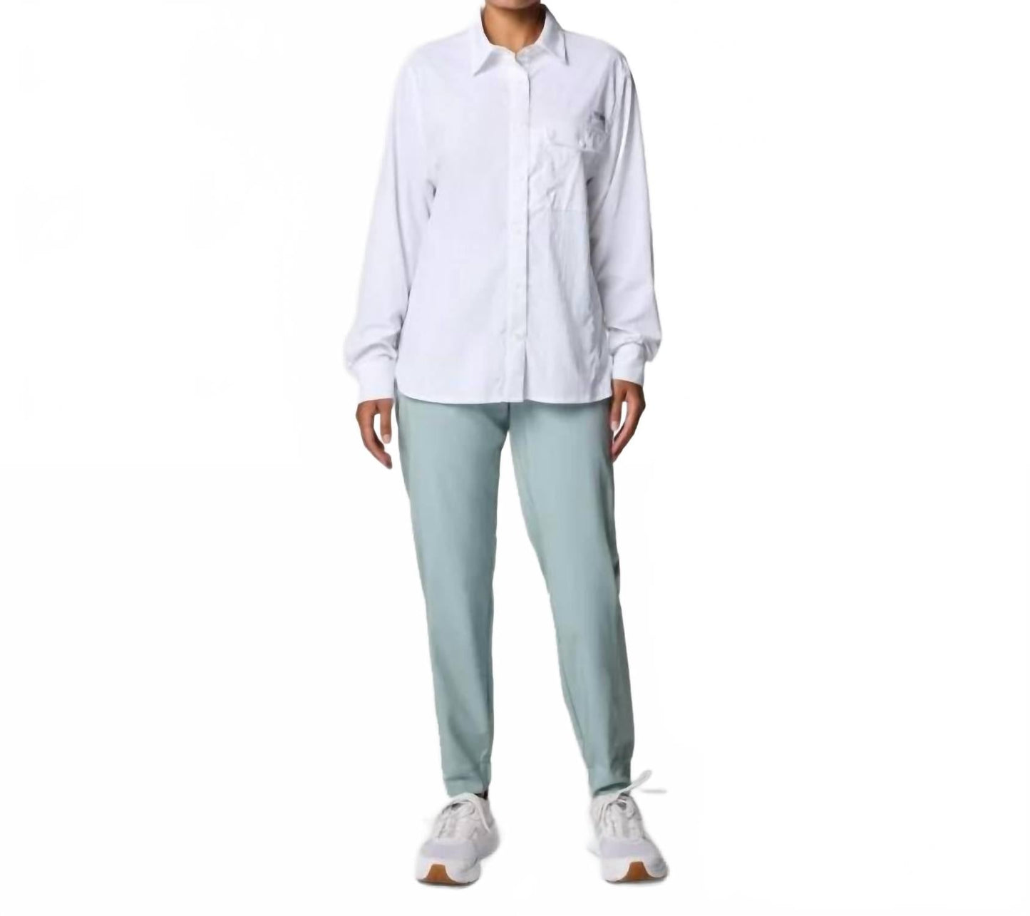 Camisa de manga larga color blanco