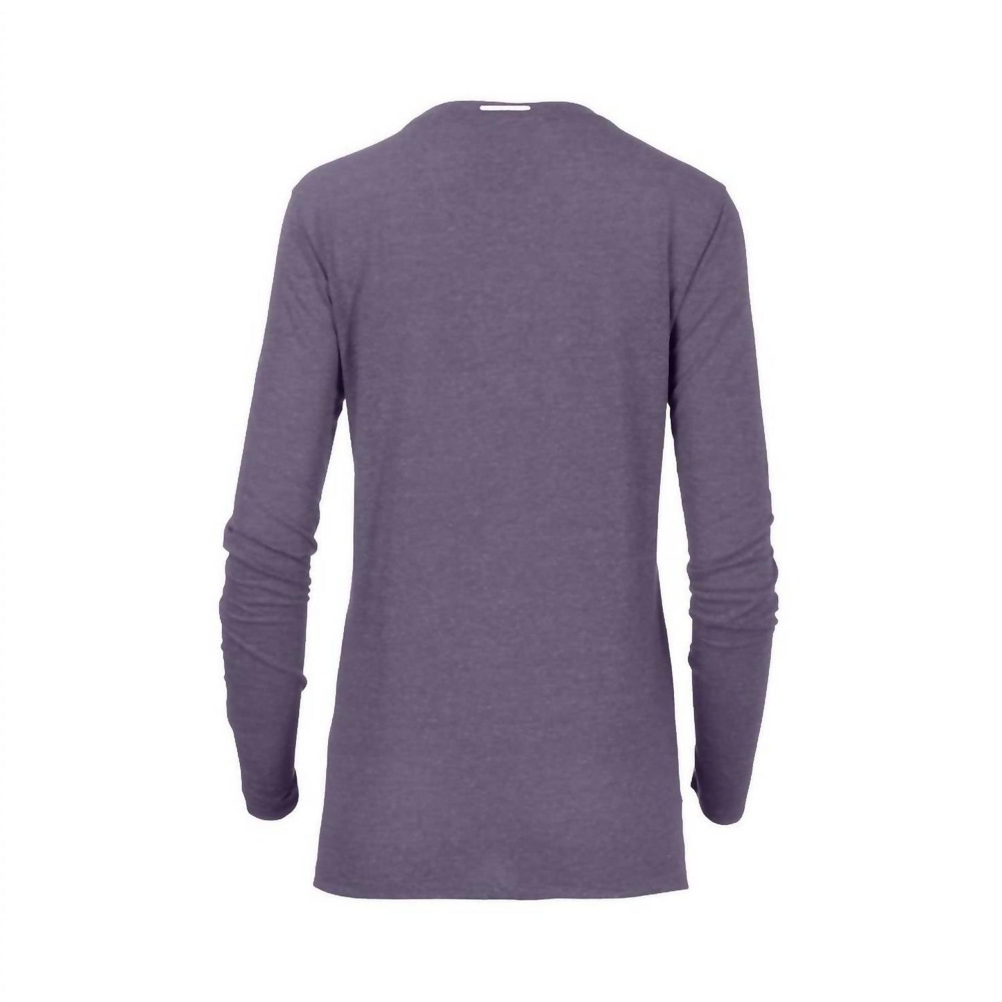 Camisa de mujer de manga larga color azul marino