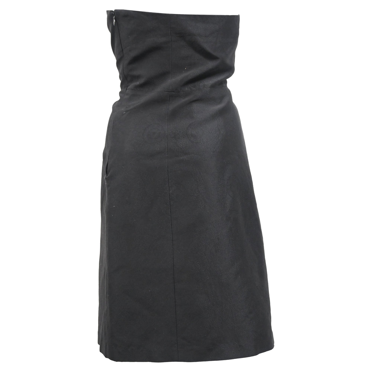 Vestido de satén corto con estampado floral color negro