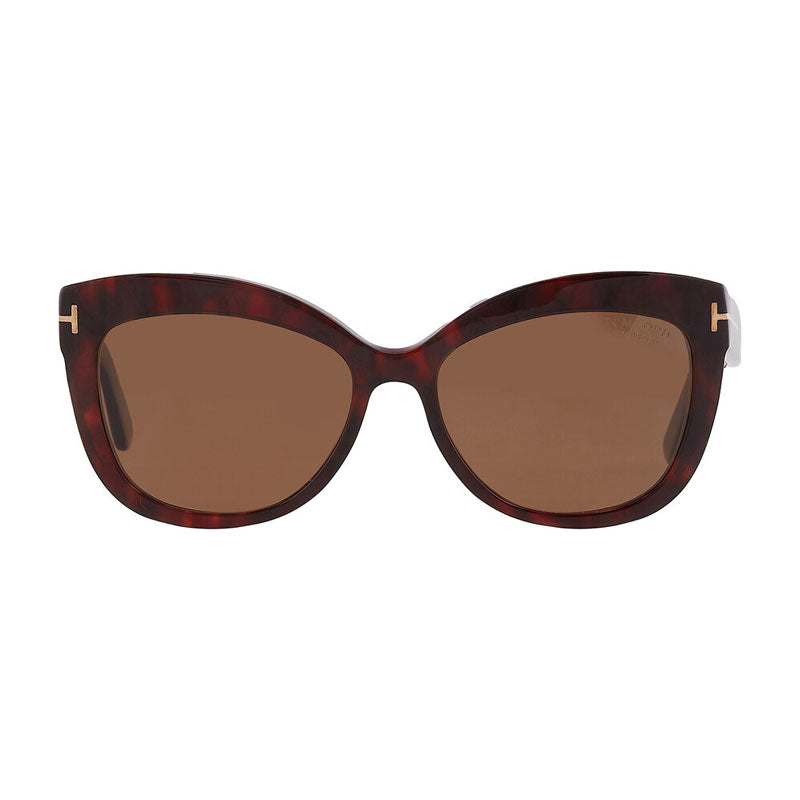 Gafas con lentes polarizados color café y rojo
