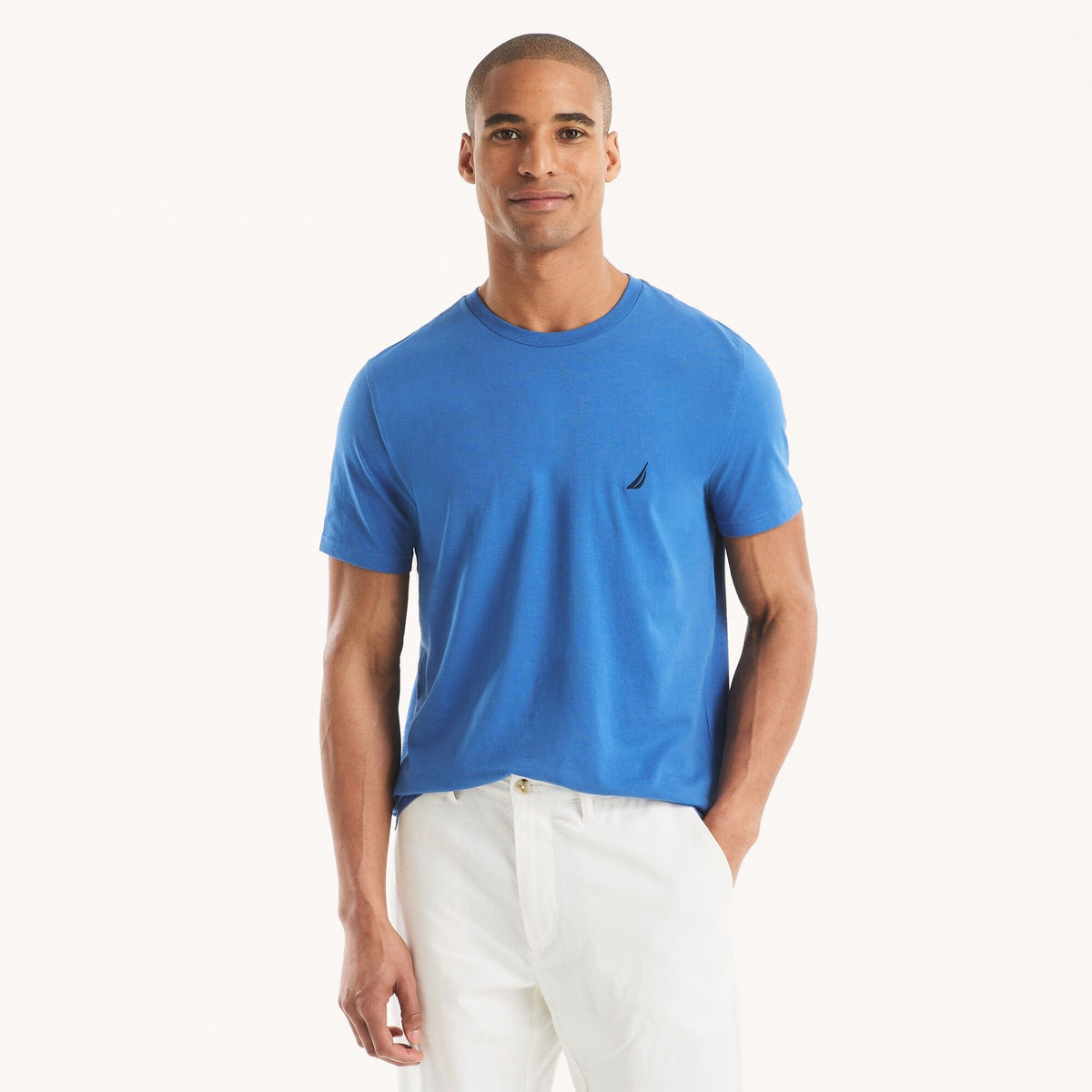 Camiseta de hombre con cuello redondo