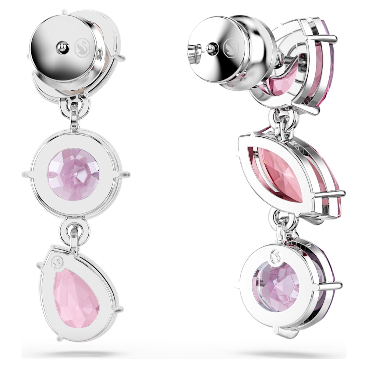 Aretes color rosado
