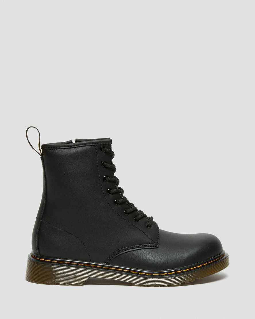 Botas infantil de cuero con cordones