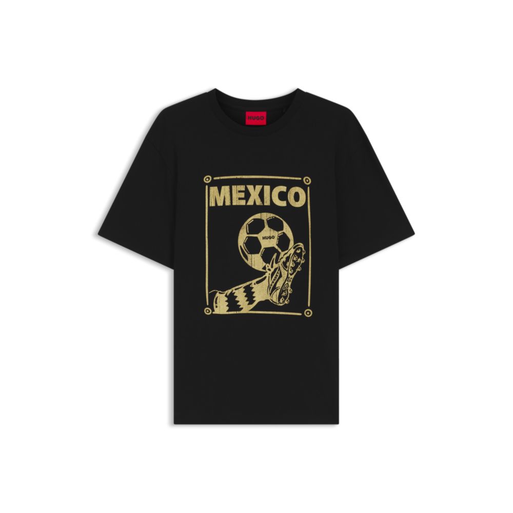 Camiseta de algodón de corte amplio