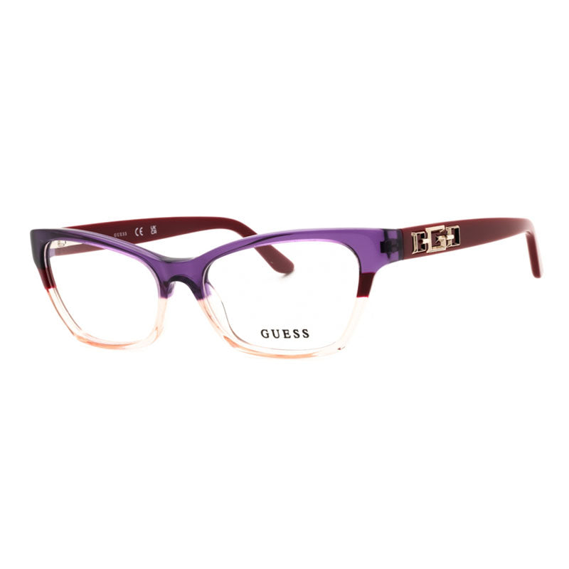 Gafas 54 mm color vinotinto