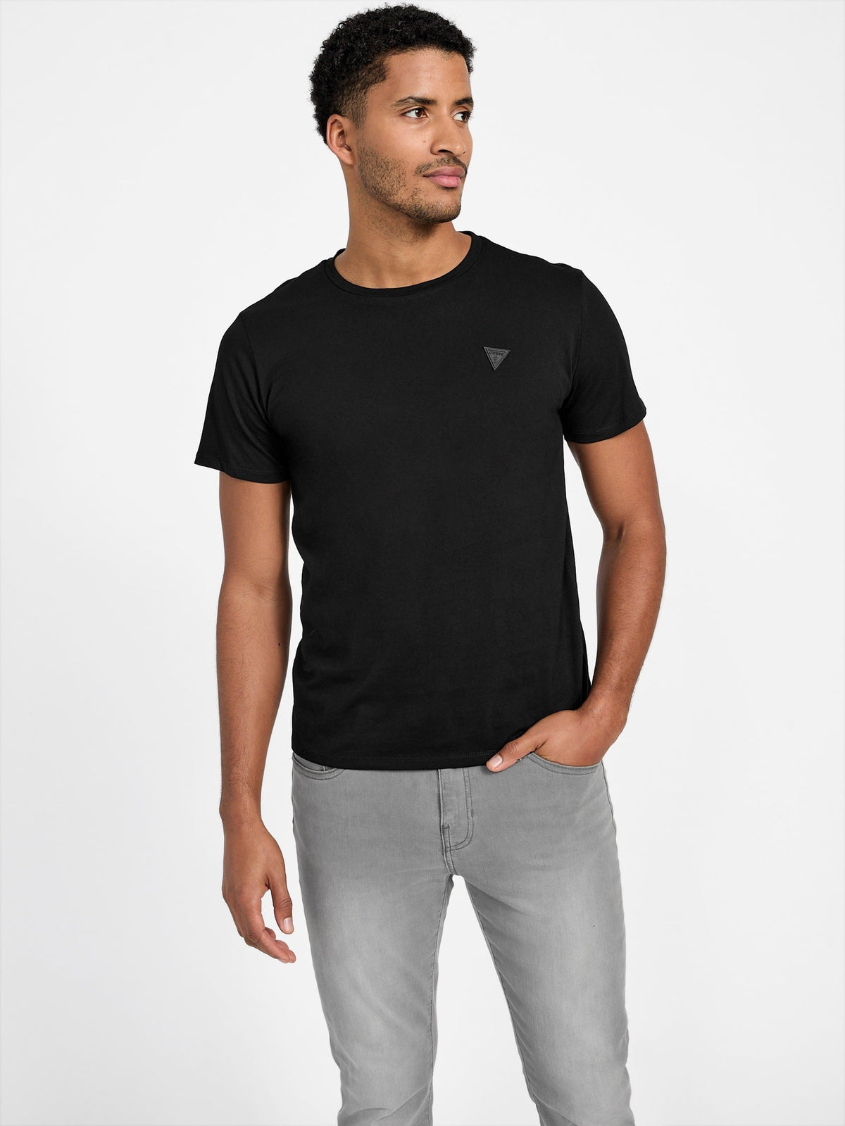 Camiseta con cuello redondo