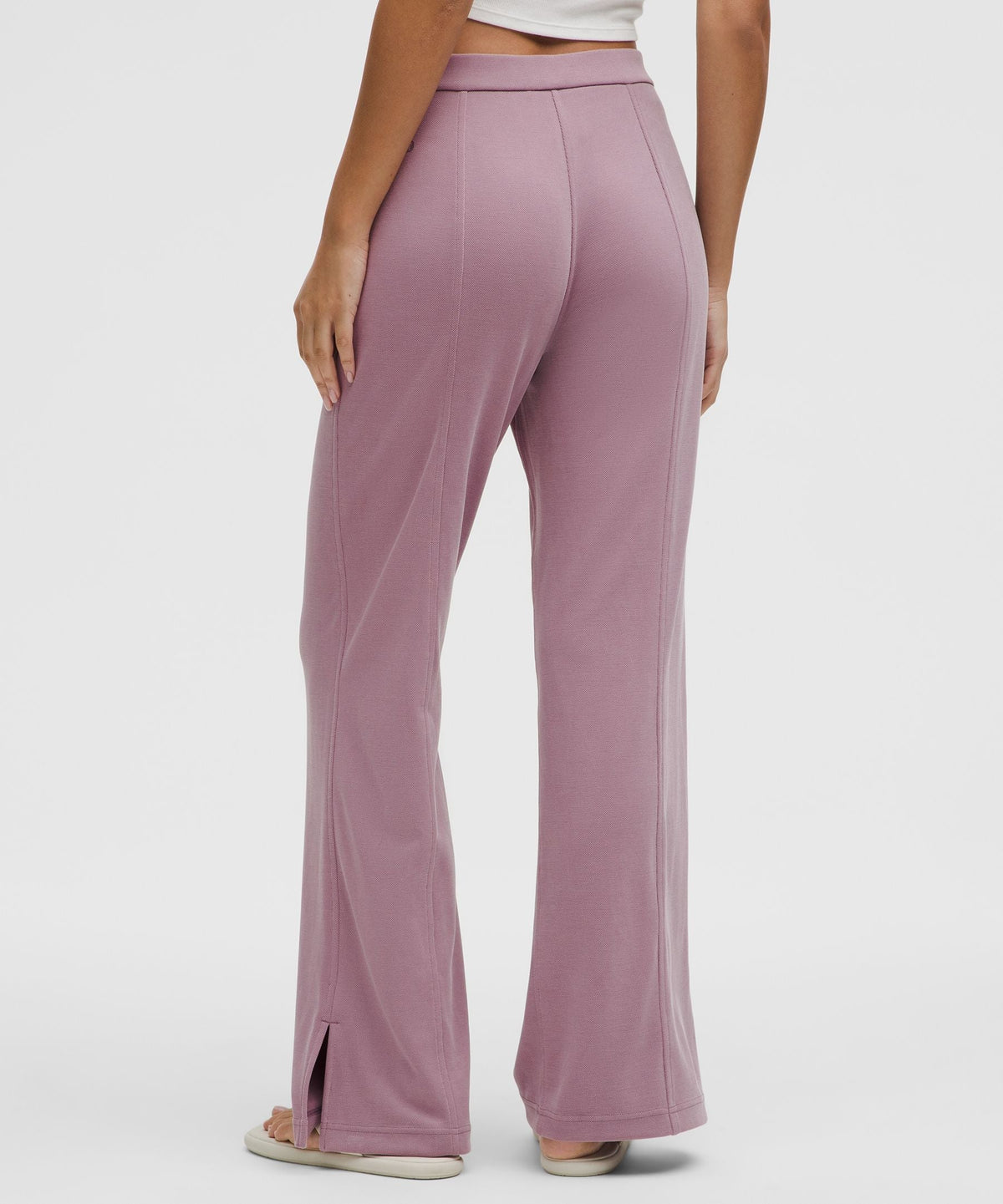 Pantalón de pierna ancha de tiro alto
