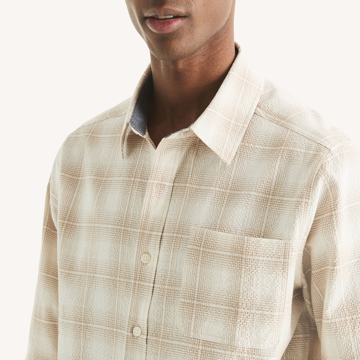 Camisa de hombre a cuadros