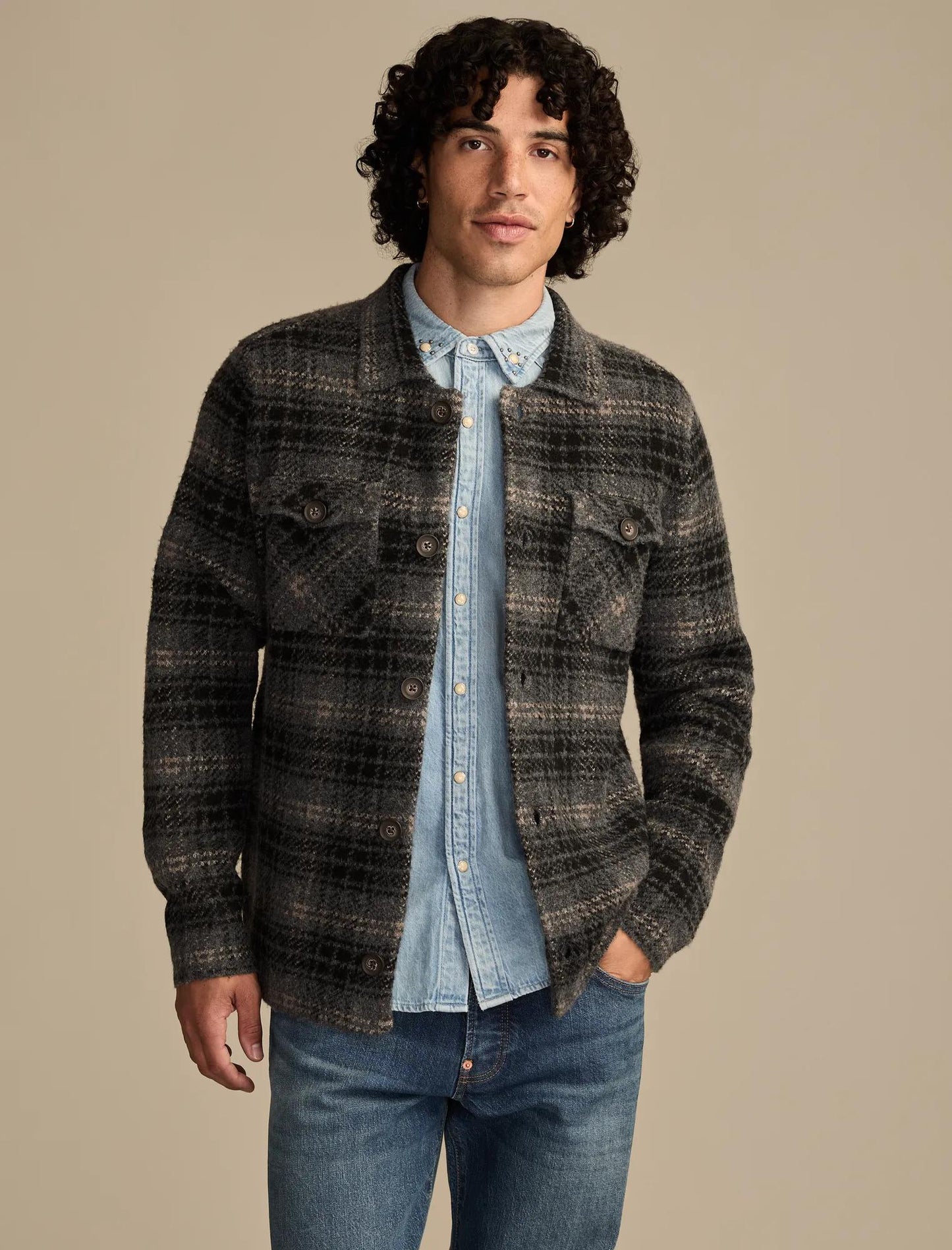 Camisa de hombre a cuadros