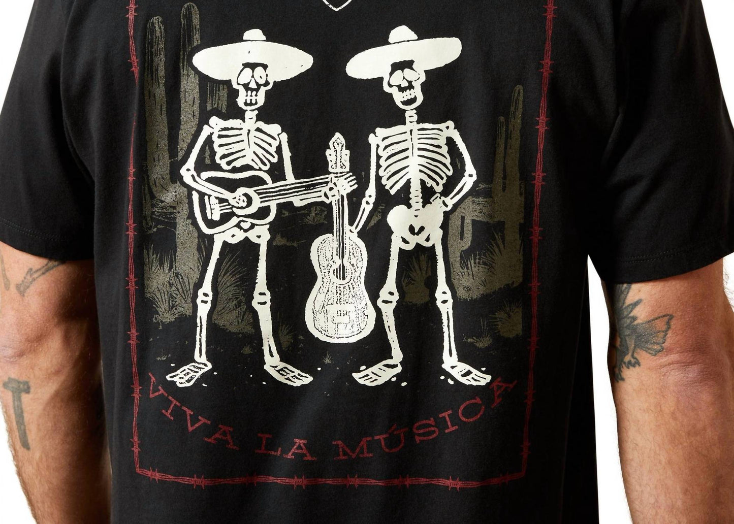 Camiseta color negro