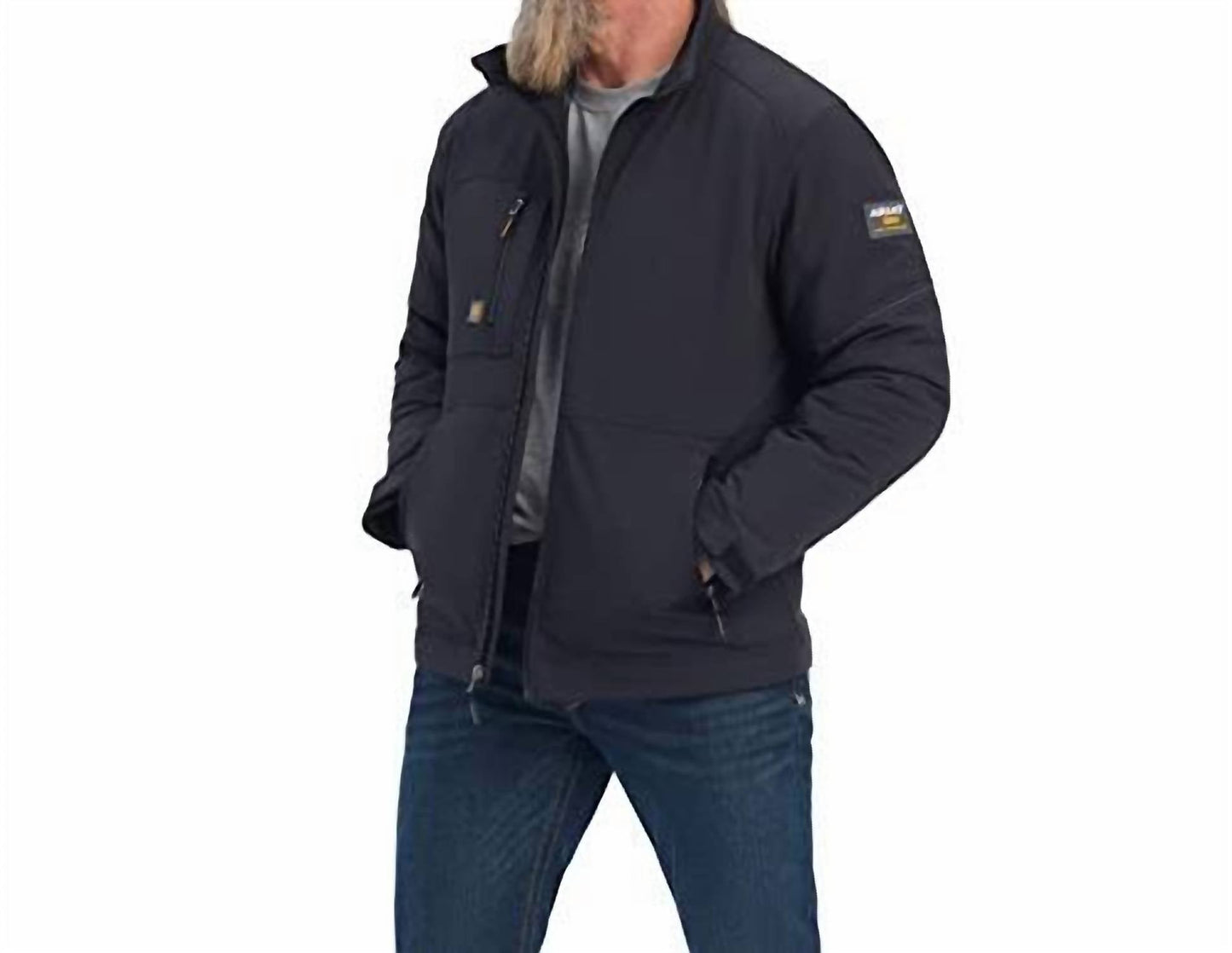 Chaqueta de hombre color negro