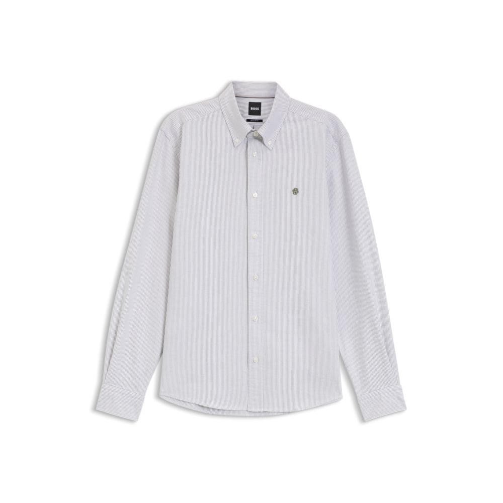 Camisa de algodón a rayas