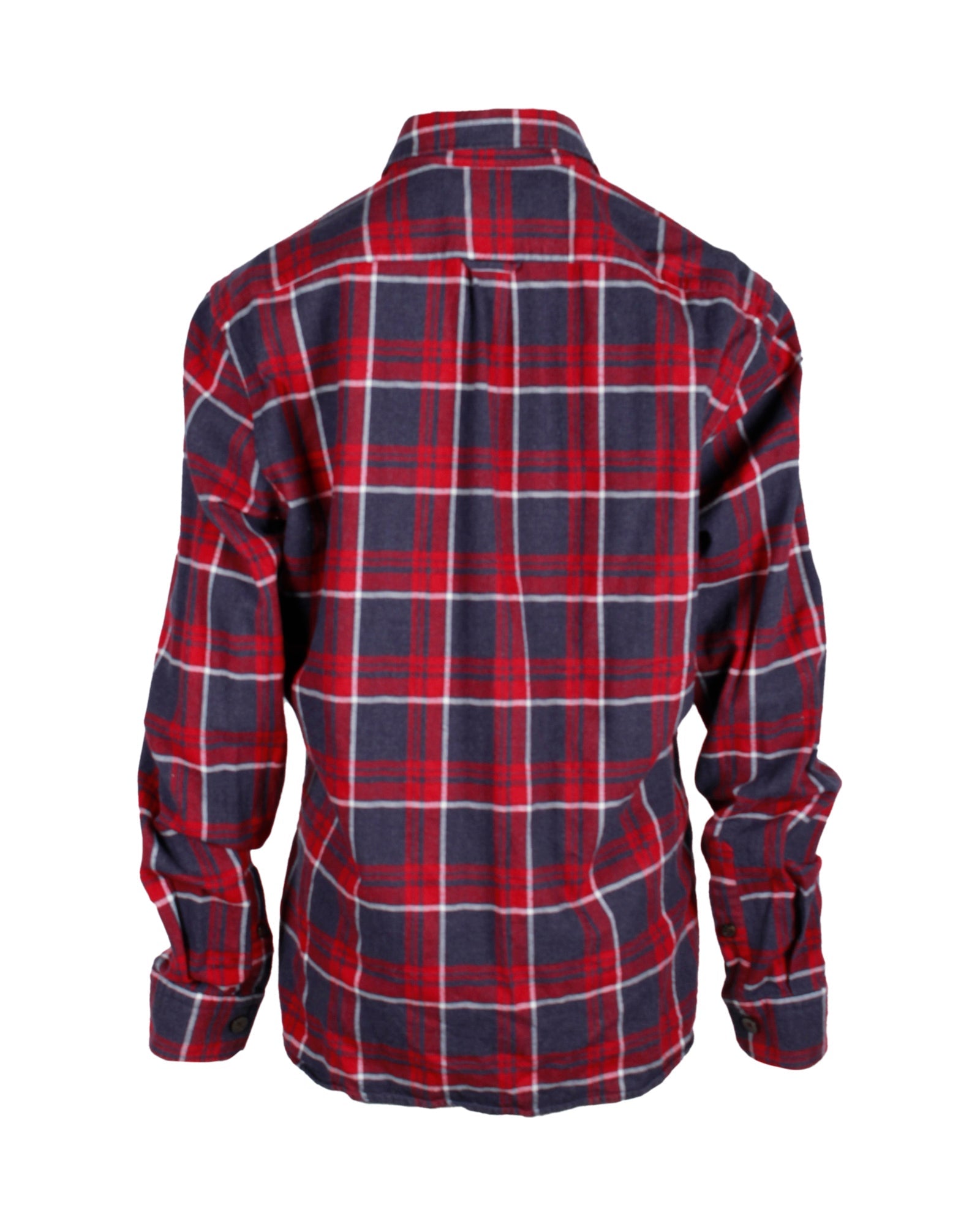 Camisa de algodón a cuadros color rojo