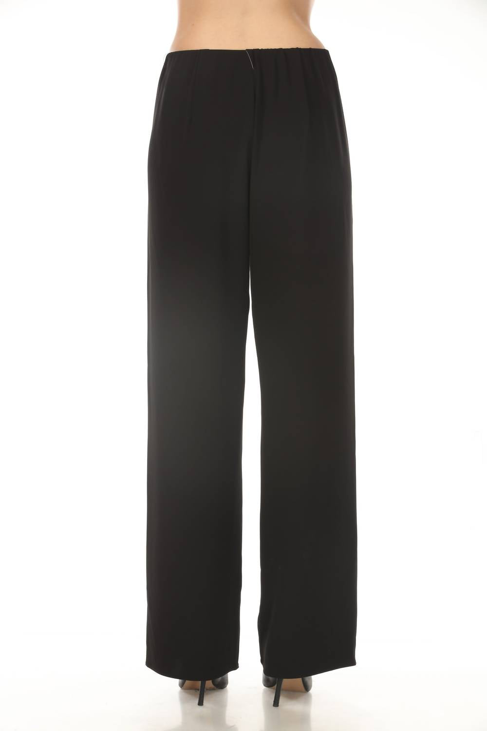 Pantalón de pierna ancha color negro
