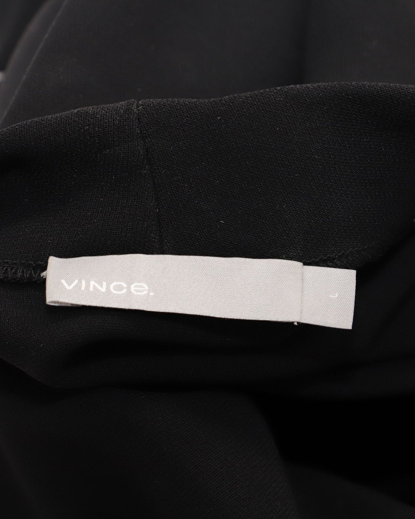 Vestido de efecto cuero color negro