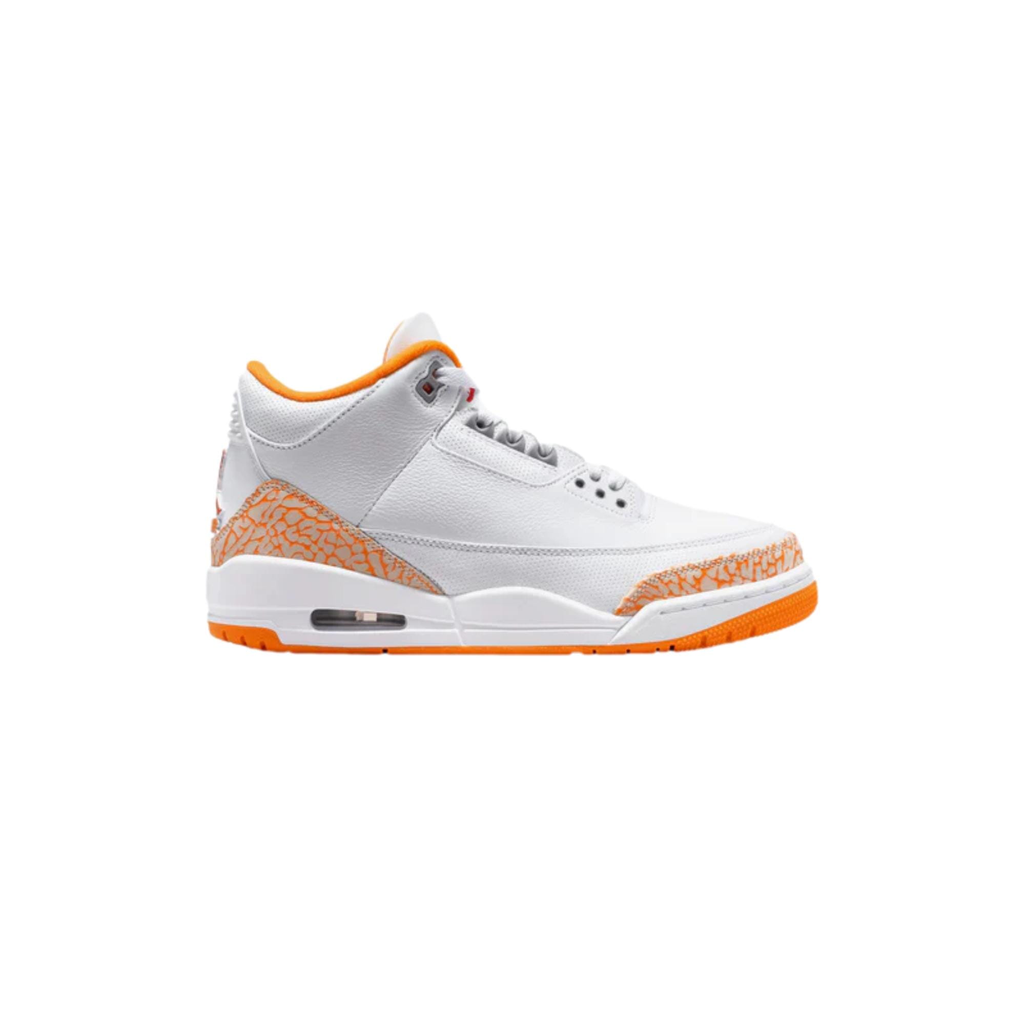 Nike Air Jordan 3 Retro White / Pimento - Orange  CK9246-101 Mujer