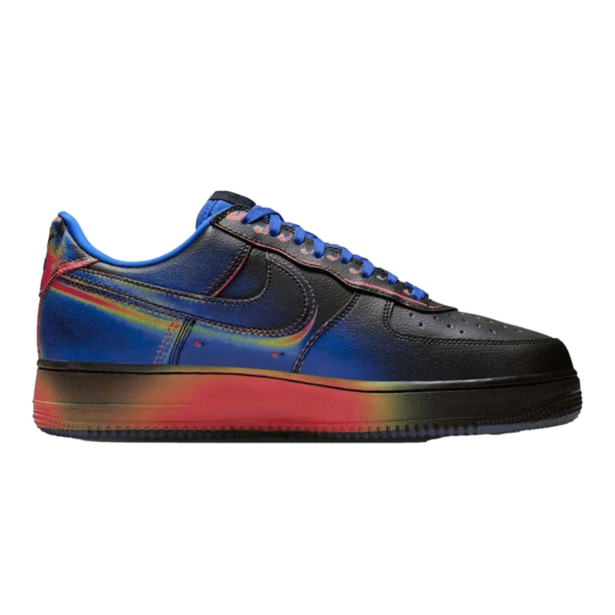 Calzado de hombre color negro y azul