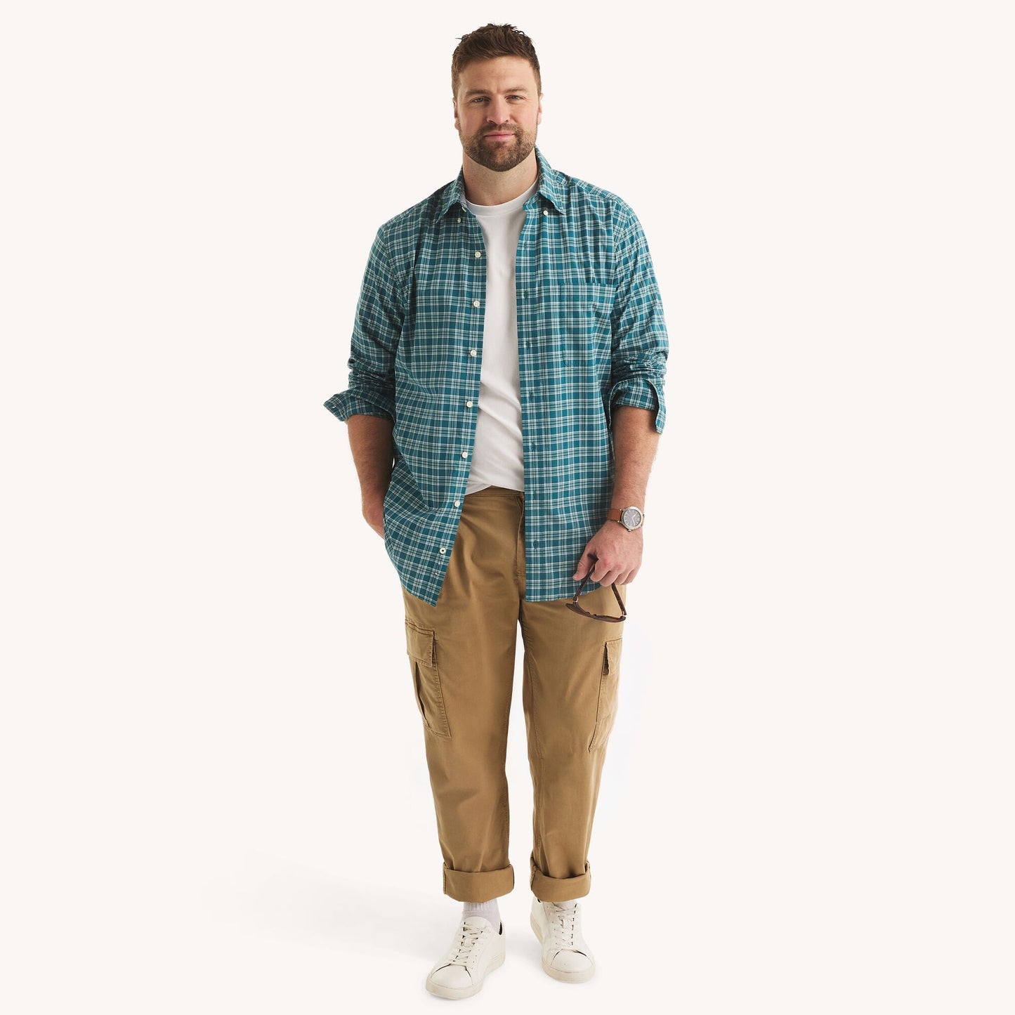Camisa de hombre a cuadros