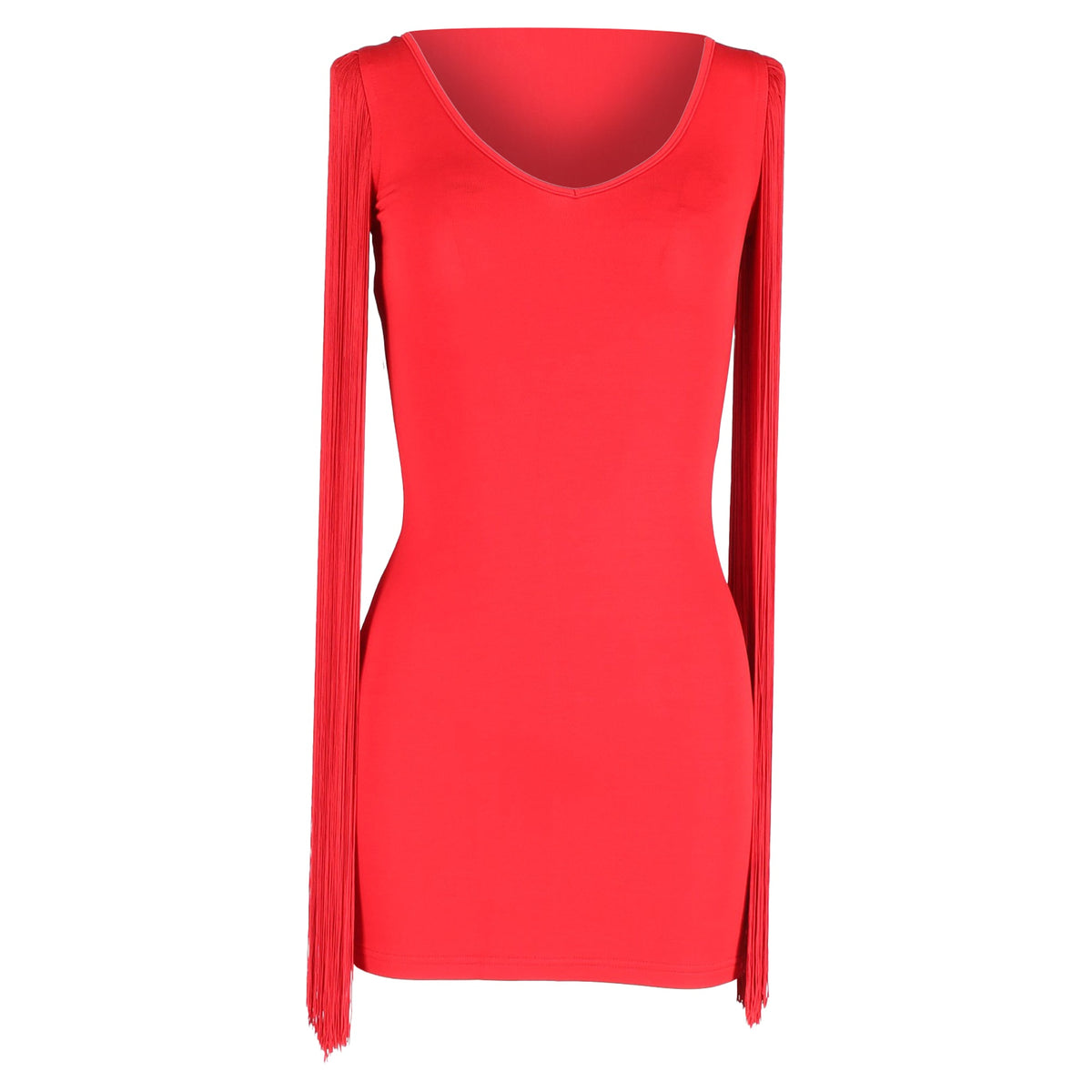 Vestido corto color rojo