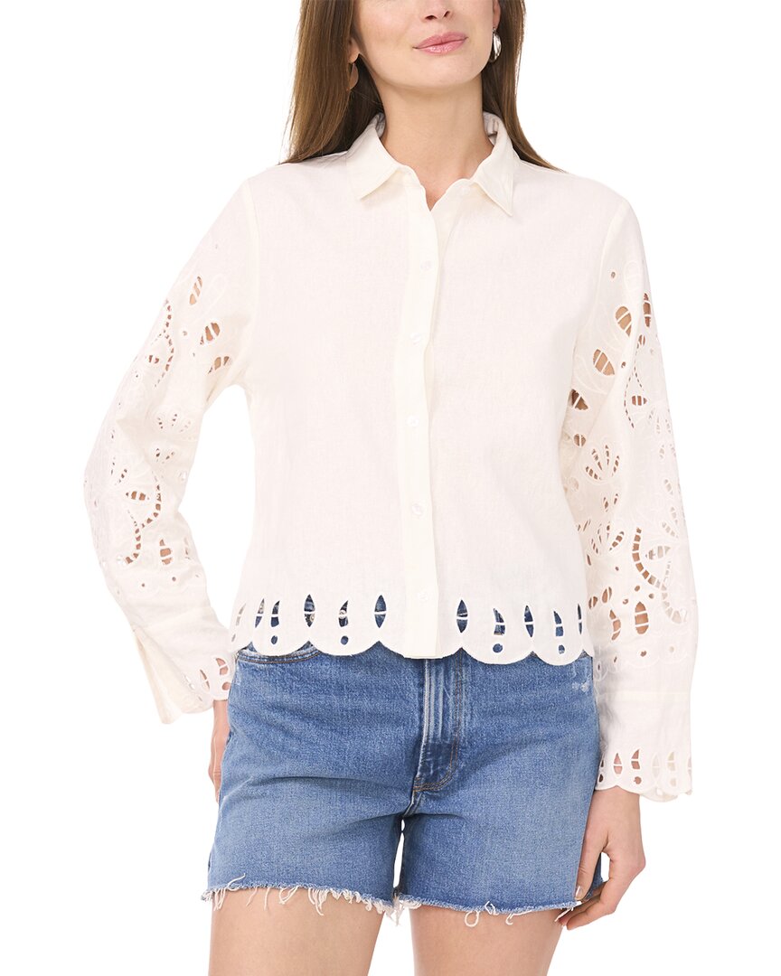 Camisa de mezcla de lino