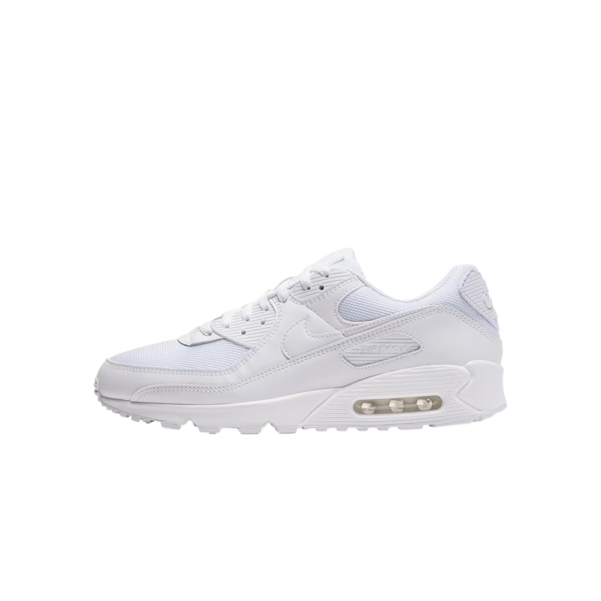 Nike Air Max 90 White / White - White - Wolf Grey  CN8490-100 Hombre