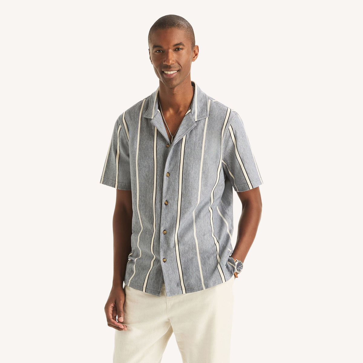 Polo de hombre a rayas