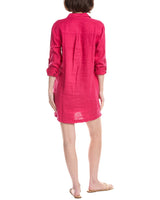 Michael Stars Vestido Camisa Utilitario de Lino Eleanor
